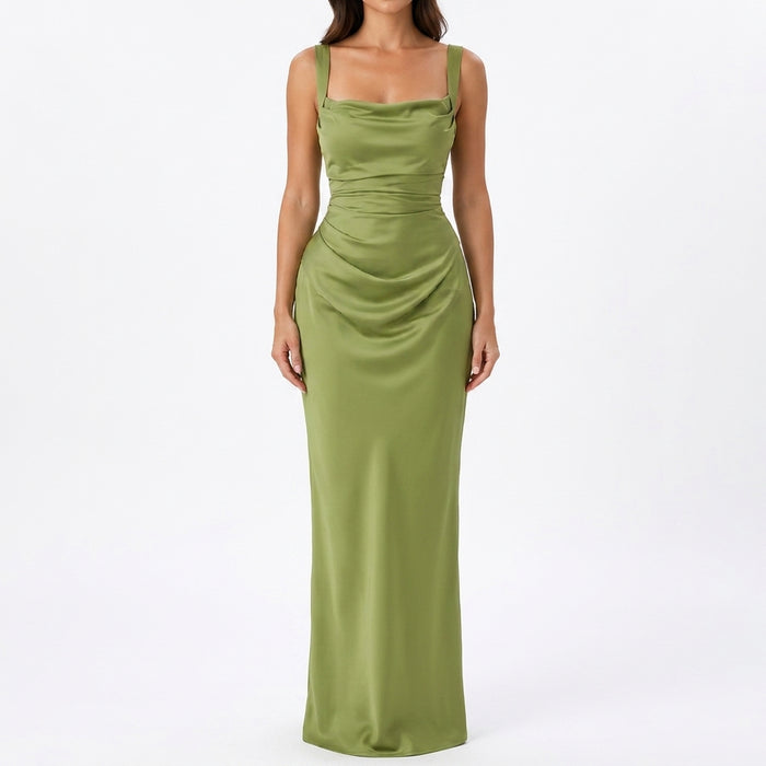 Fenella Satin Maxi Dress