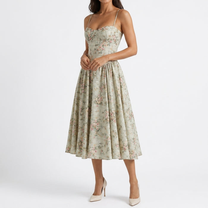 Verity Floral Midi Dress