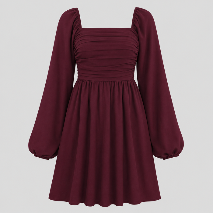 The Bellamy Pleated Mini Dress