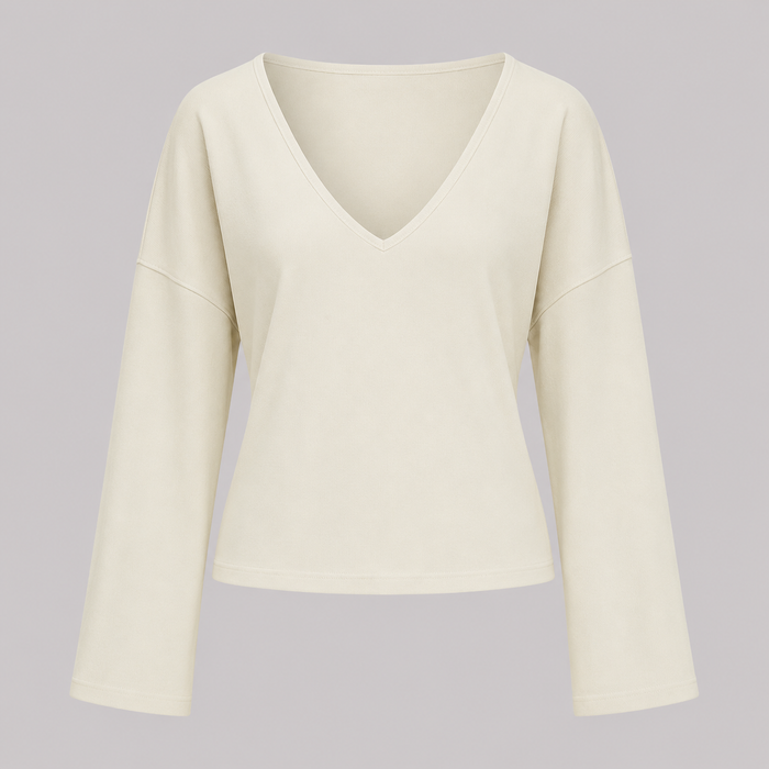 The Solenne Drape Sleeve Top