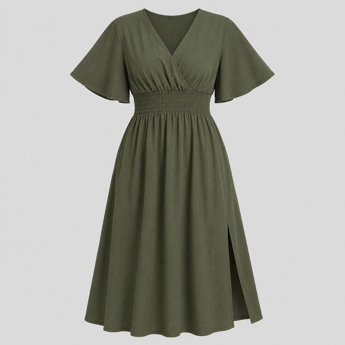 The Zephyra Smocked Maxi Dress