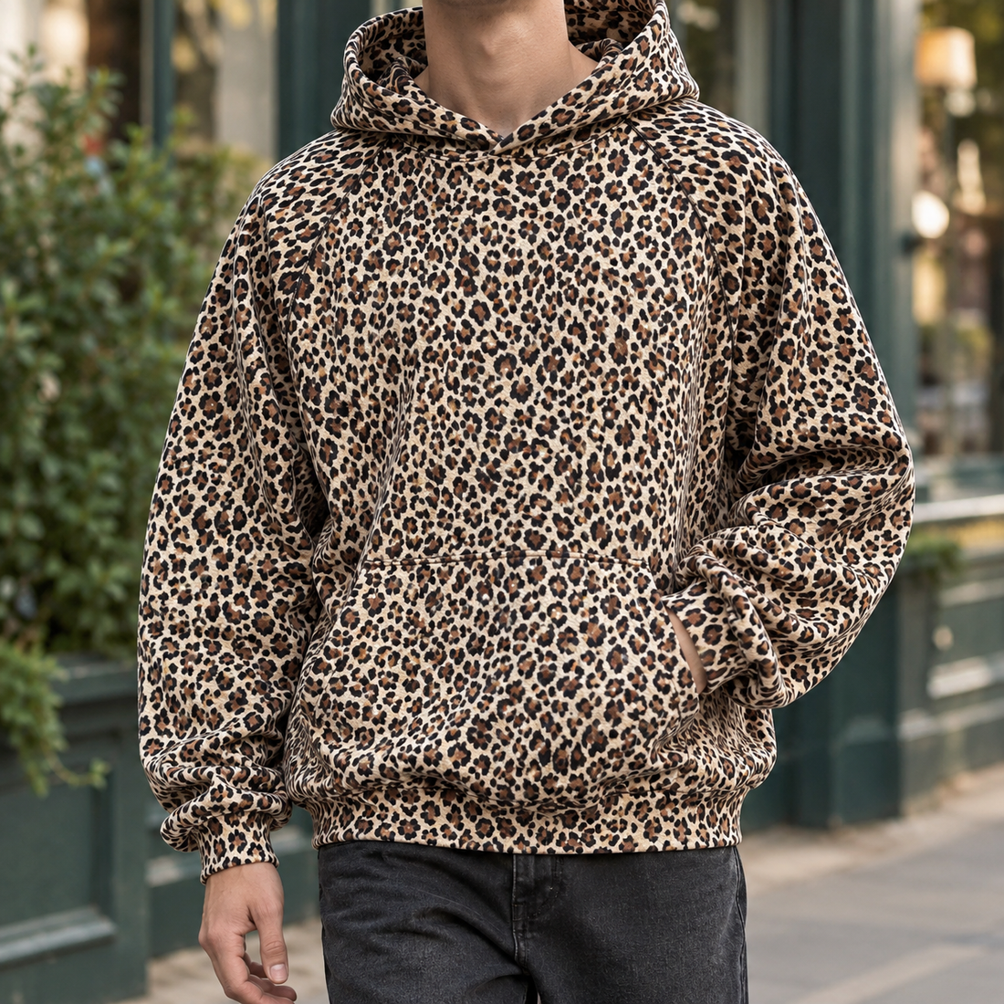 Faramond Leopard Hoodie - Leopard Print (Hooded)