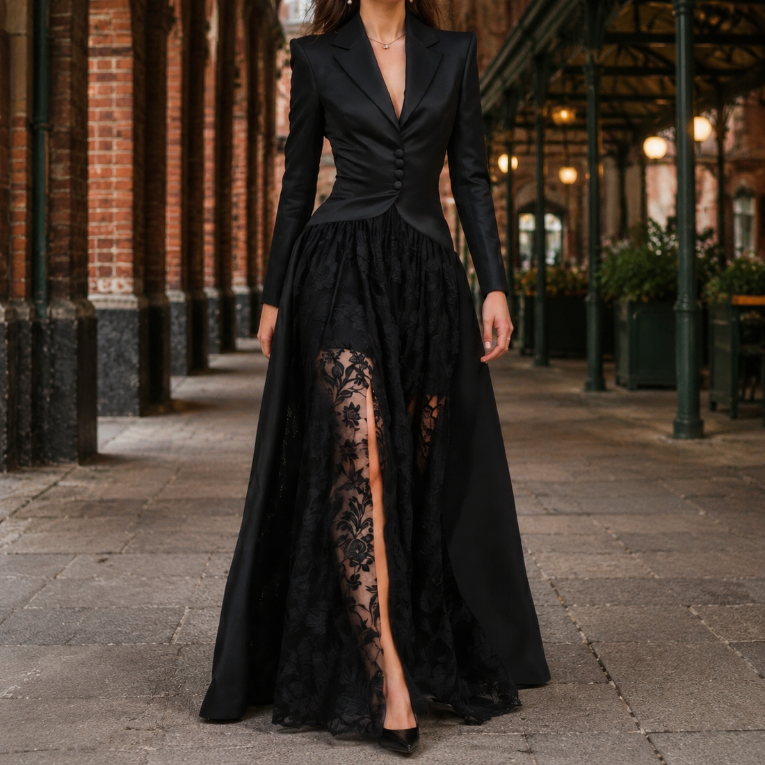 Ilaria-Jane Blazer Dress - Black