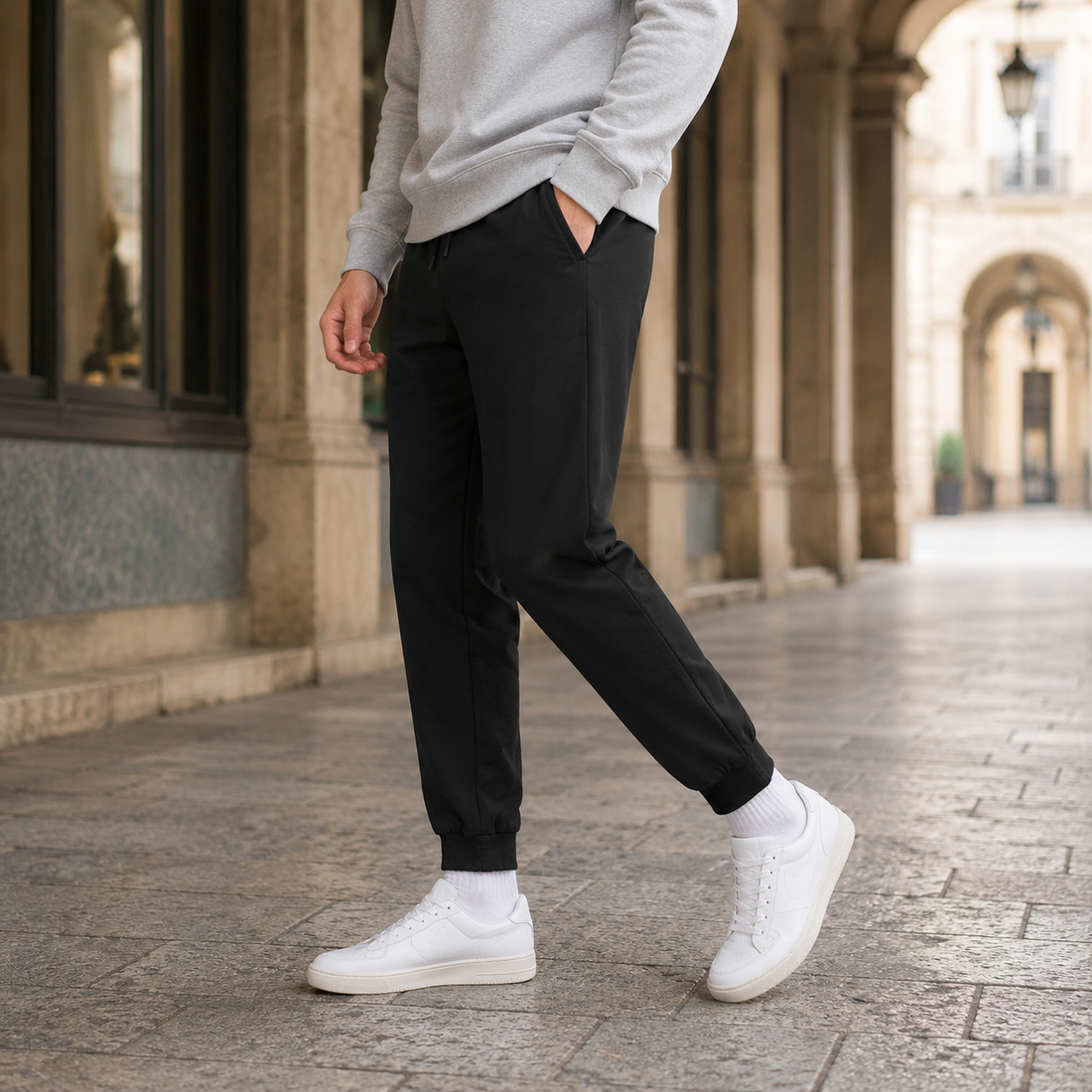 Andreas Tapered Pants - Black