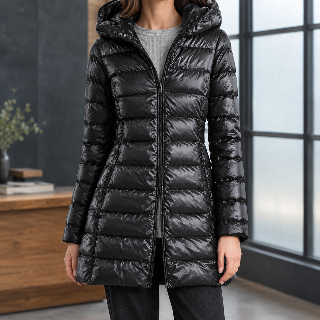 Molly Quilted Jacket - Black