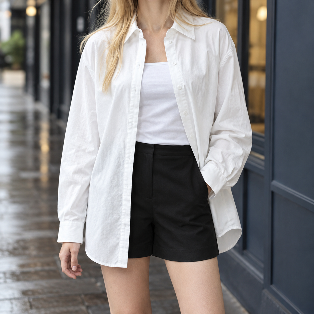 Carmen-Jade Relaxed Shirt - White