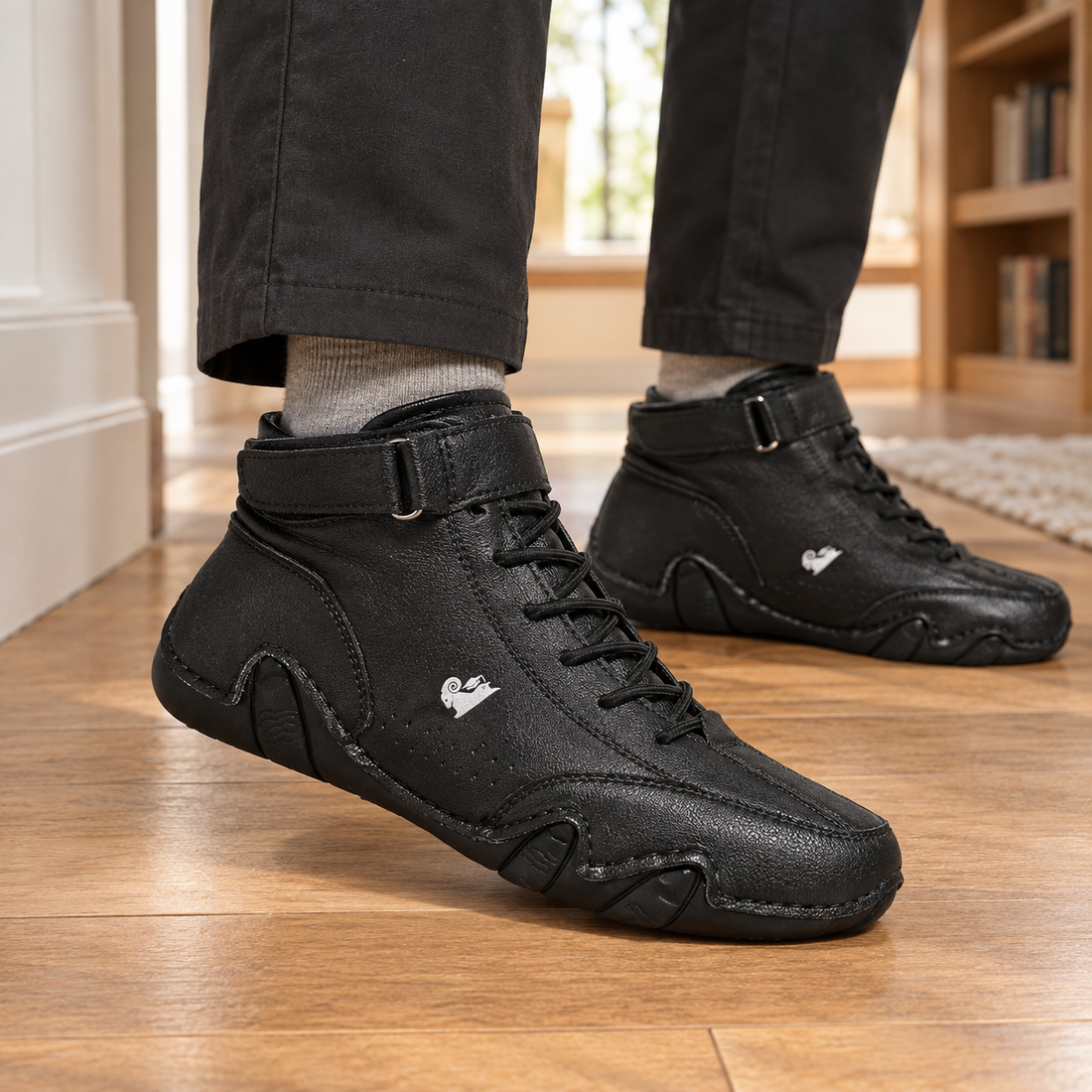 Barolo High Top Shoes - Black