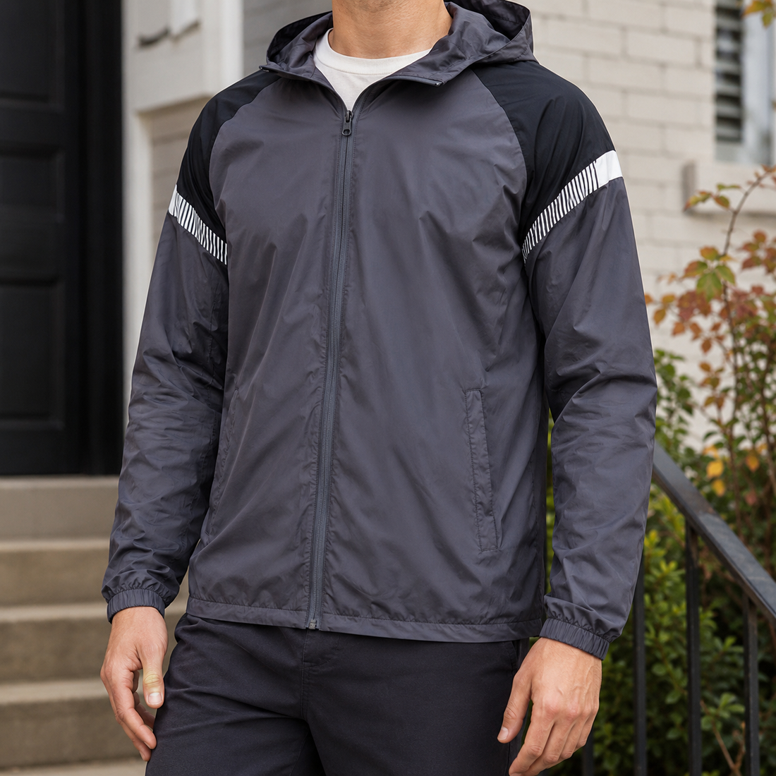 Argus Hooded Jacket - Dark Gray