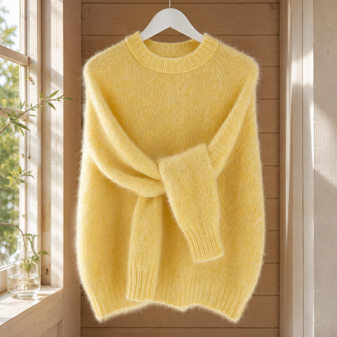 Tabitha-Jade Brushed Sweater - Lemon Yellow