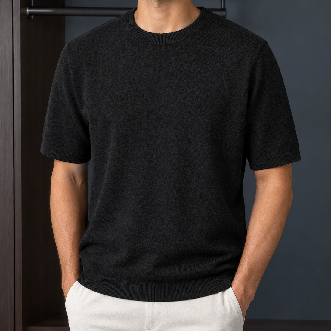 Ludovic-Reid Crewneck Sweater - Black
