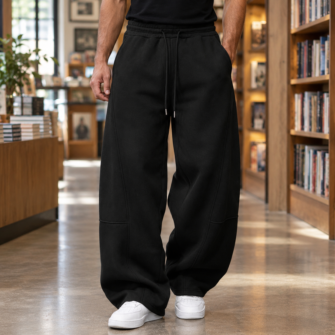 Thomas Wide Leg Pants - Black