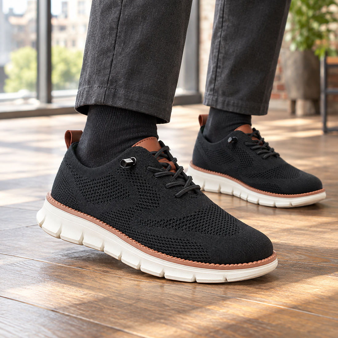 Mazzanti Knit Sneakers - Black