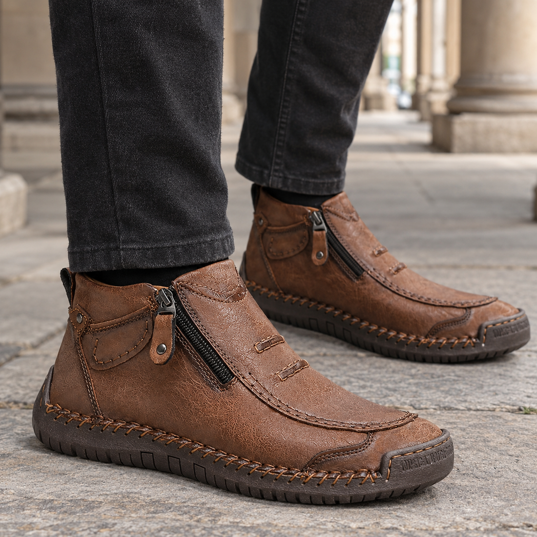 Asti Orthopedic Boots - Brown