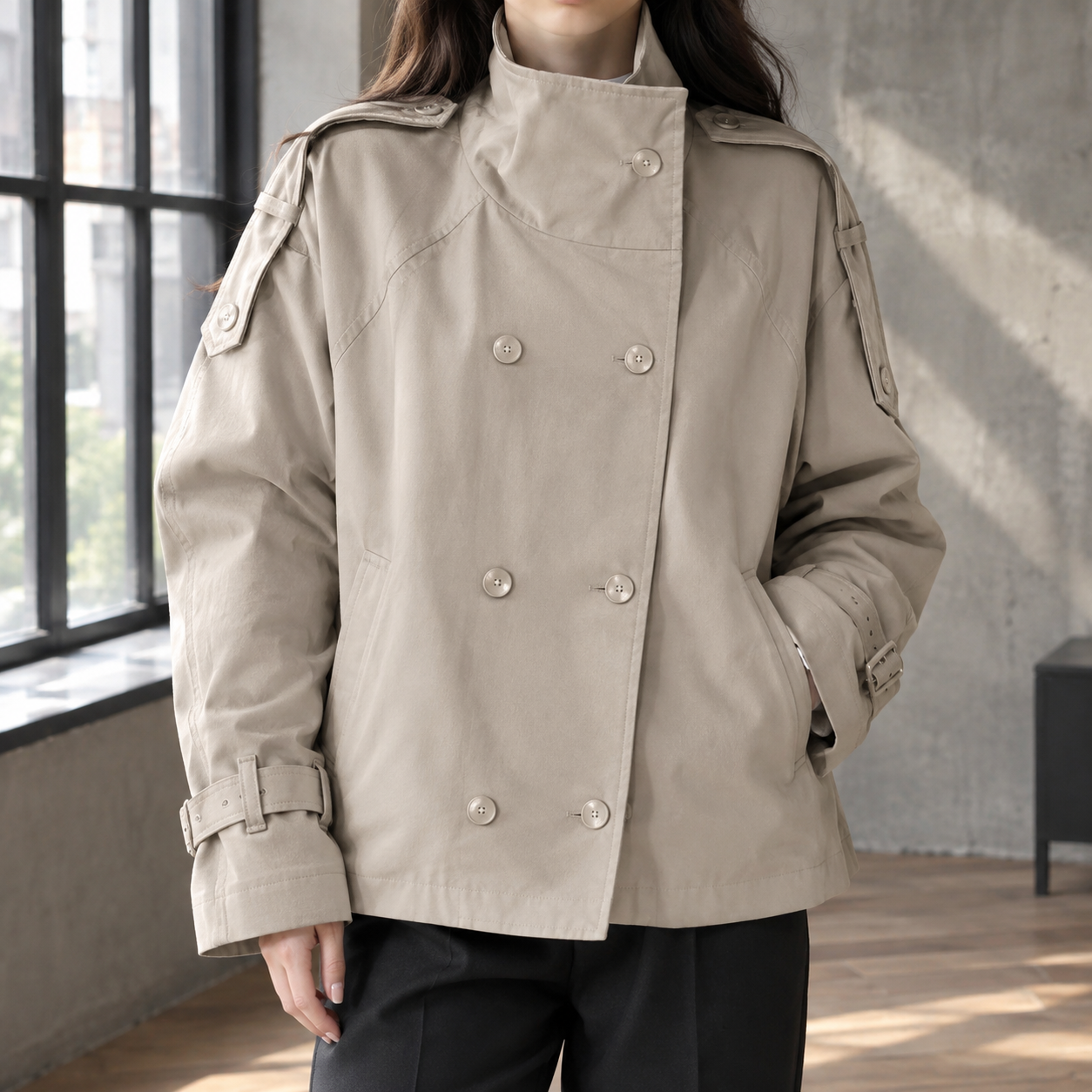 Pomeline Stand Collar Jacket – Atelier Oliver