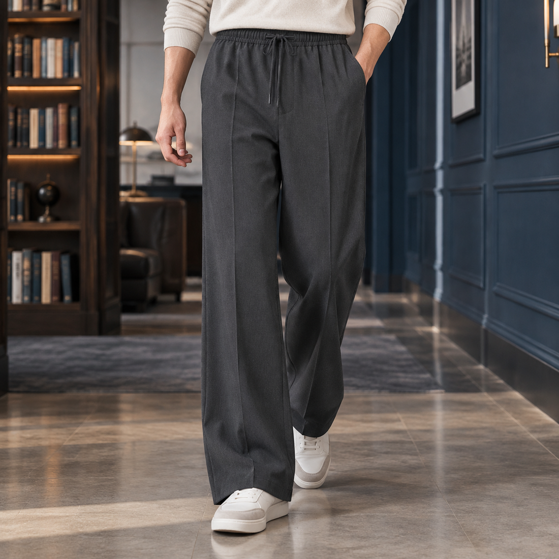 Blaise Wide Leg Pants - Black