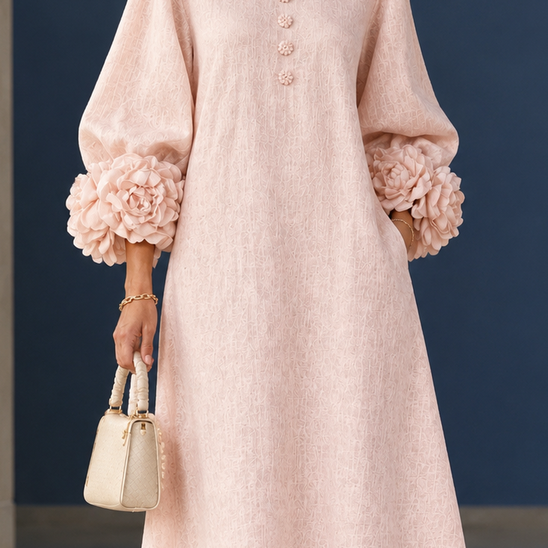 Estella-Eve Floral Cuff Dress - Lead Product Detail