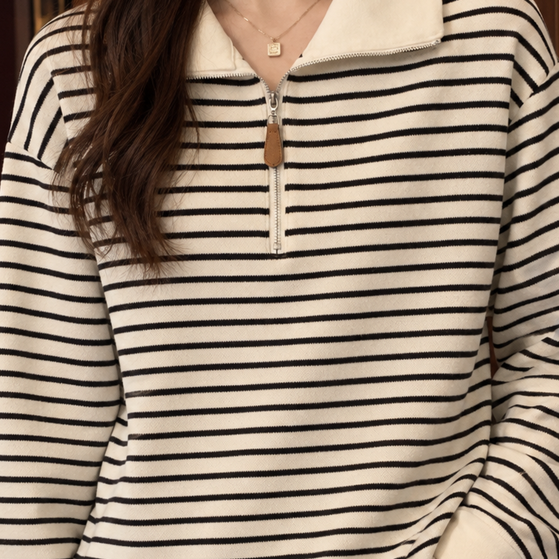 Stacey-Lane Striped Top - Lead Product Detail