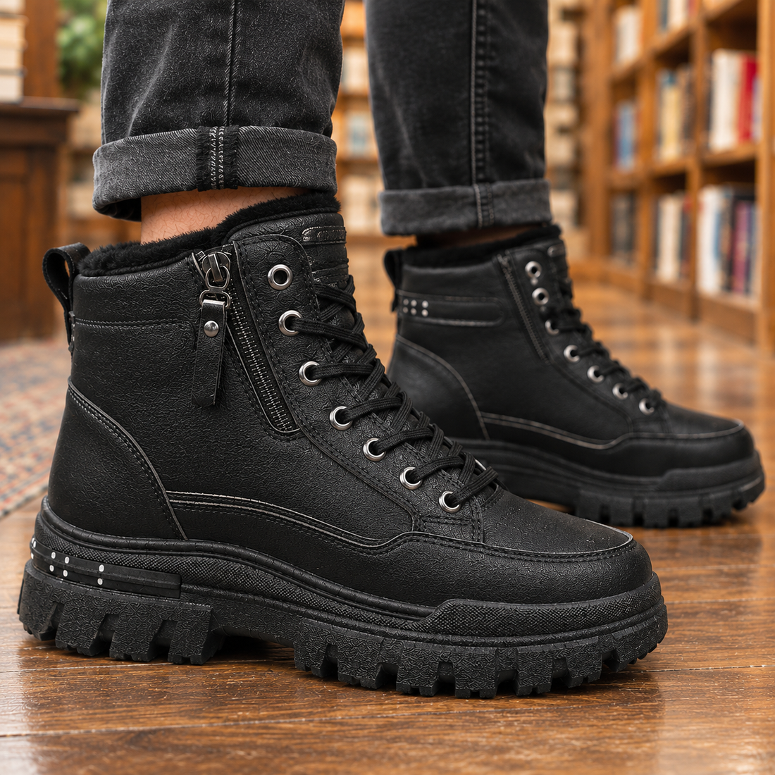 Urbino Platform Boots - Lead Product Detail