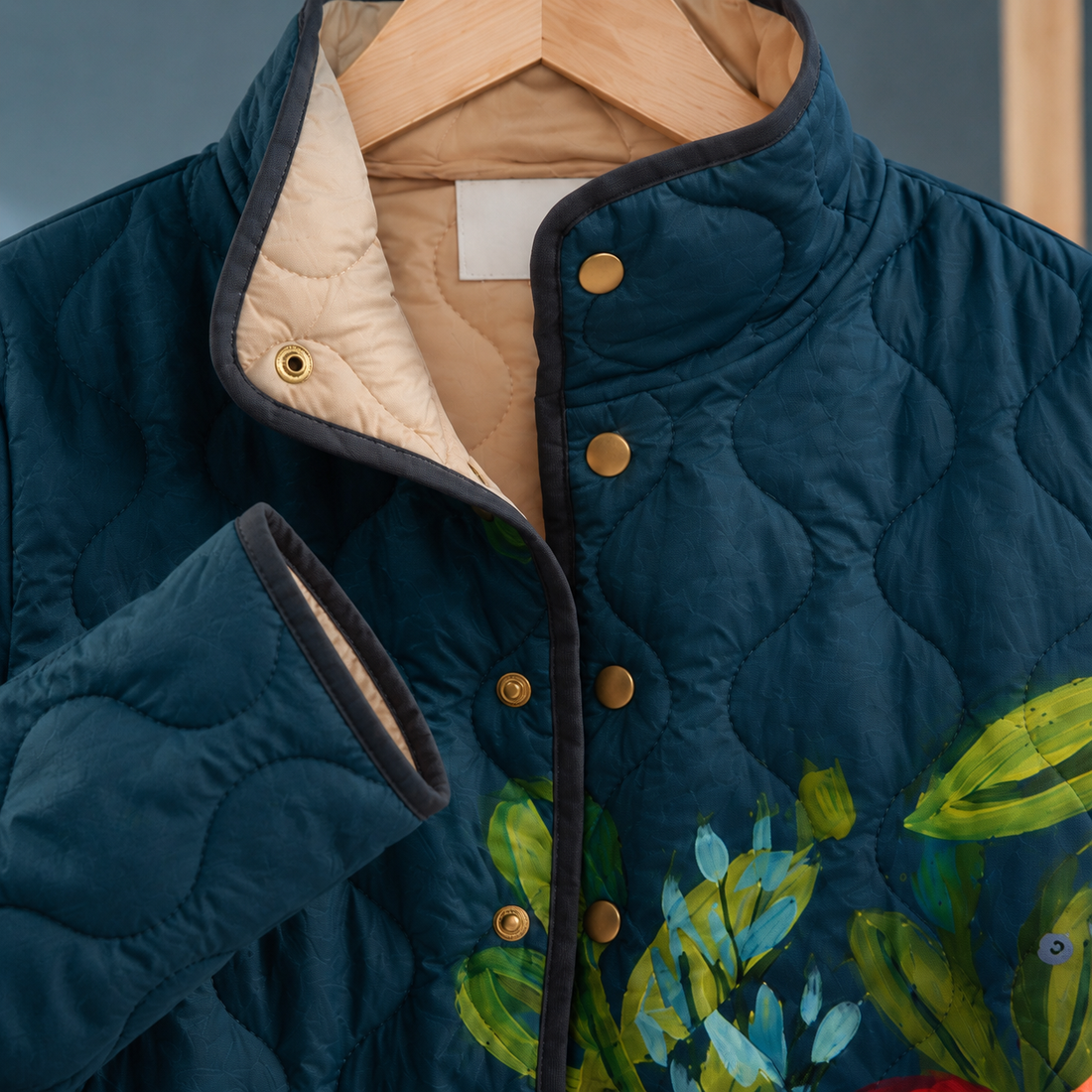 Sabina Vintage Floral Jacket - Lead Product Detail