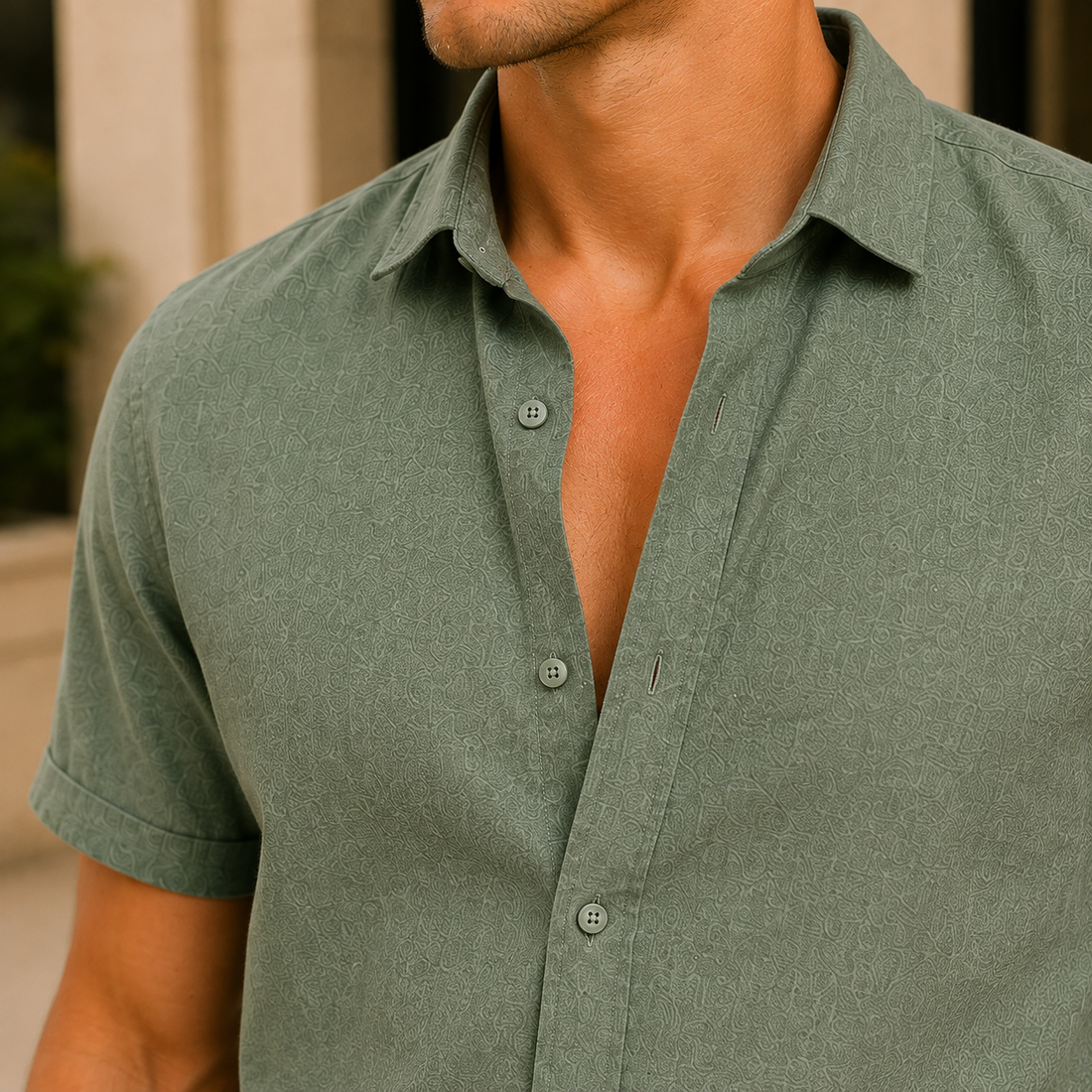 Amos Textured Shirt - Lead Product Detail