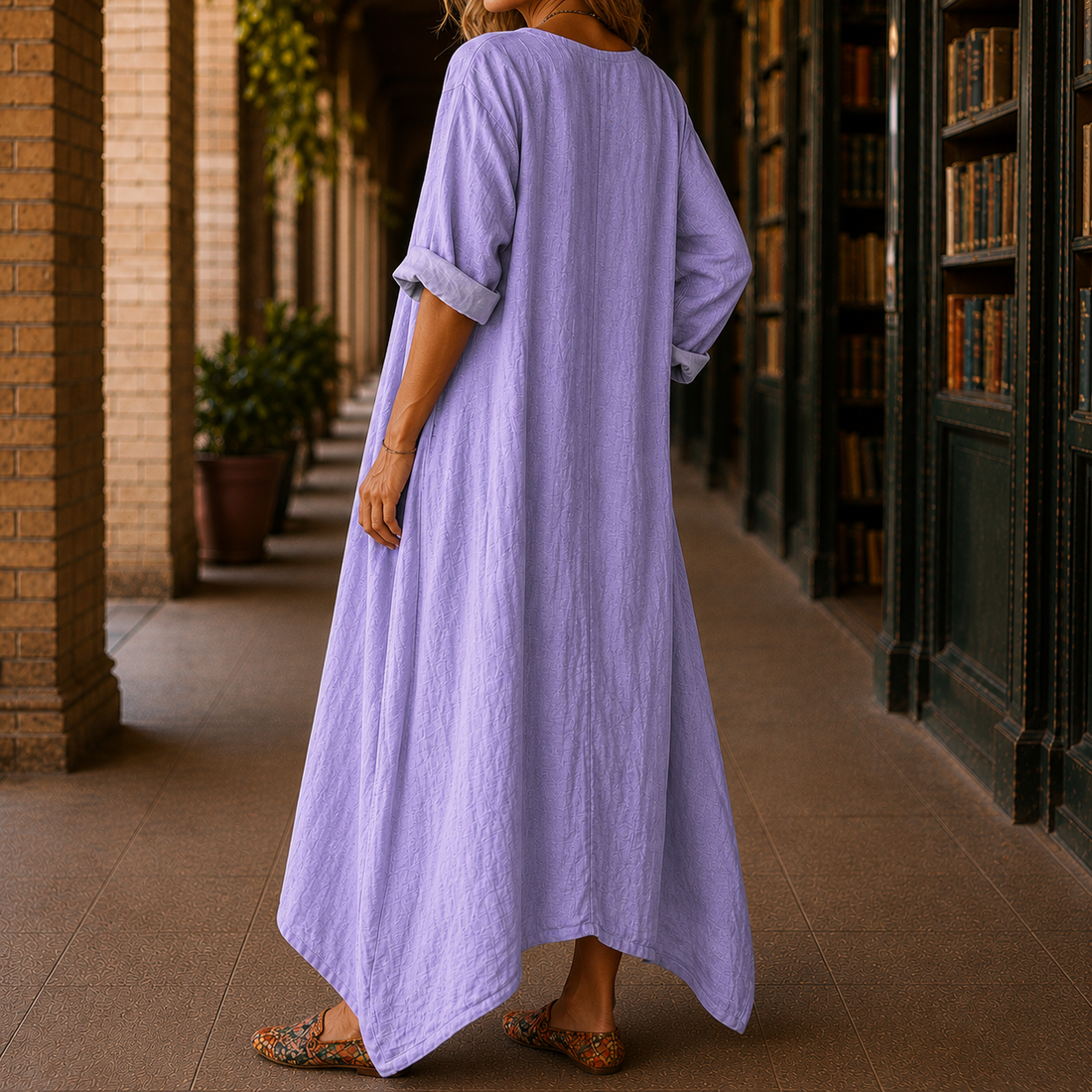 Calla Handkerchief Dress - Lead Alternate View