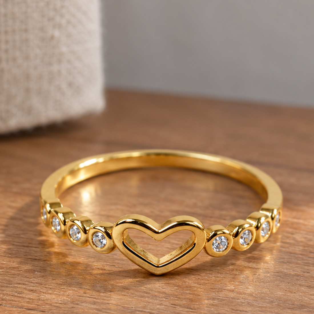 Ashford Heart Accent Ring - Lead Product Detail