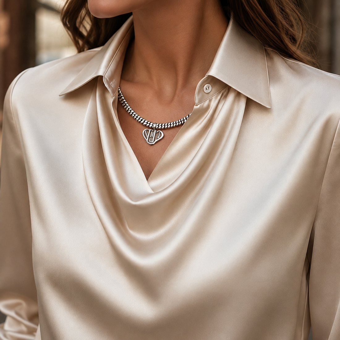 Nora-Jade Draped Blouse - Lead Product Detail