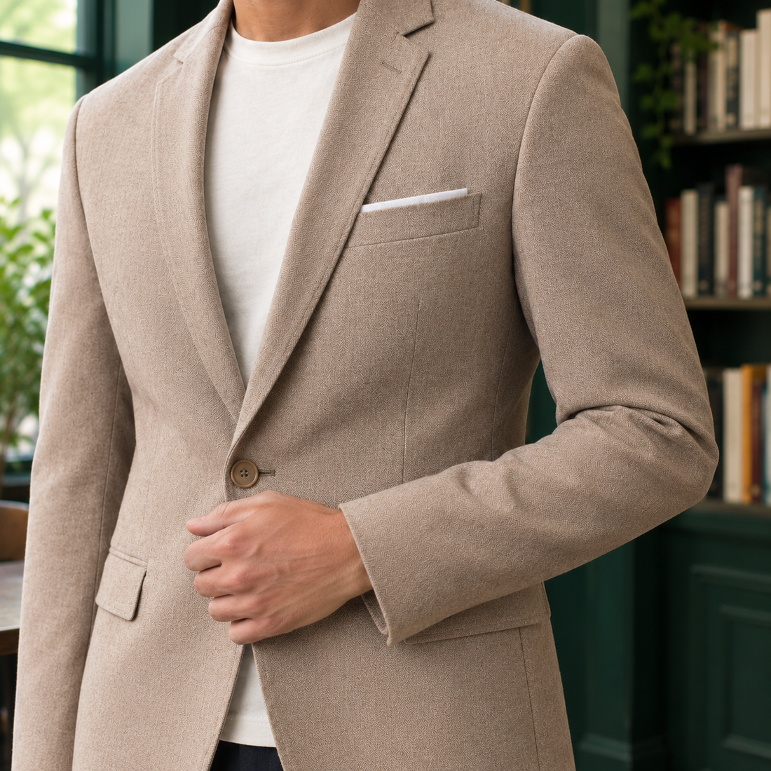 Leopold Tailored Blazer - Lead Product Detail