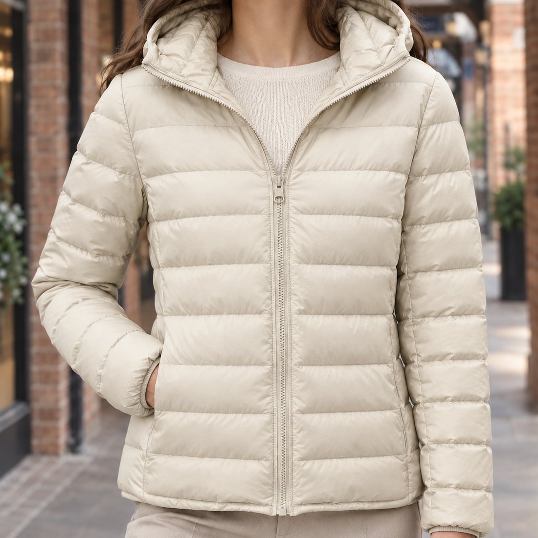 Alouette Hooded Jacket - Lead Product Detail