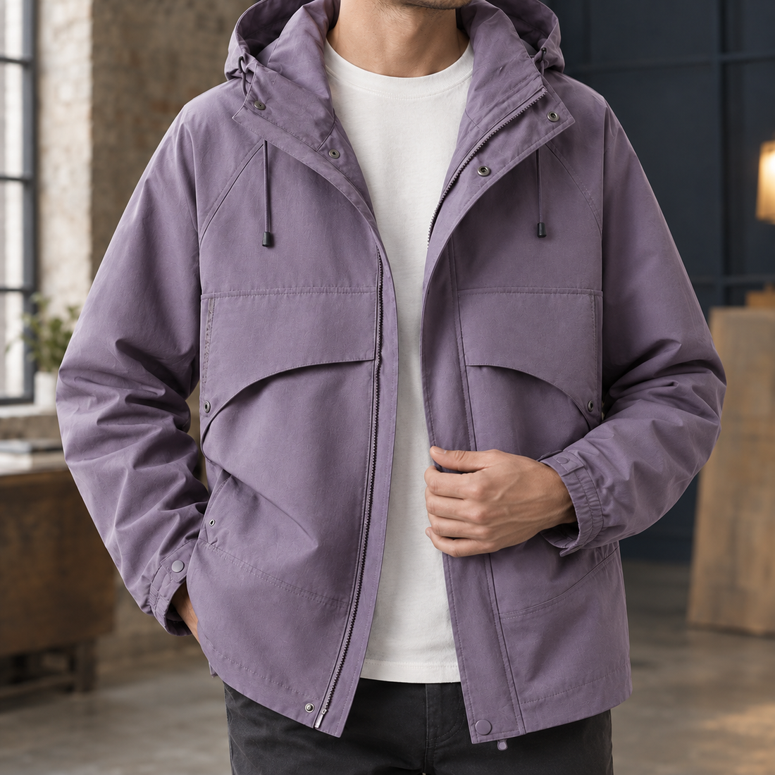 Jake Utility Jacket - Lead Product Detail