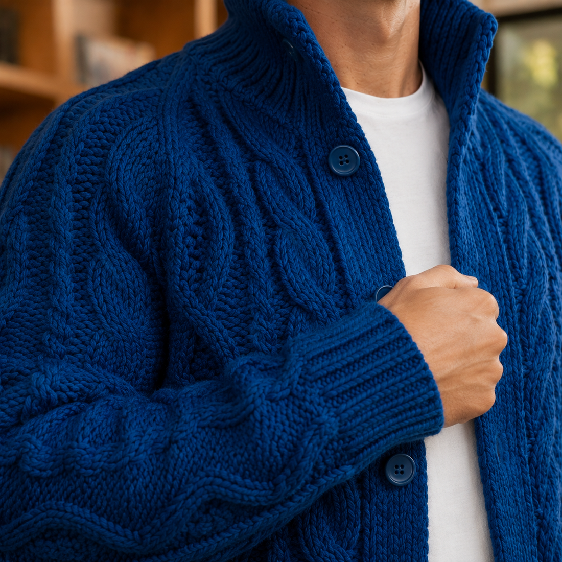 Maxim Cable Knit Sweater - Lead Product Detail