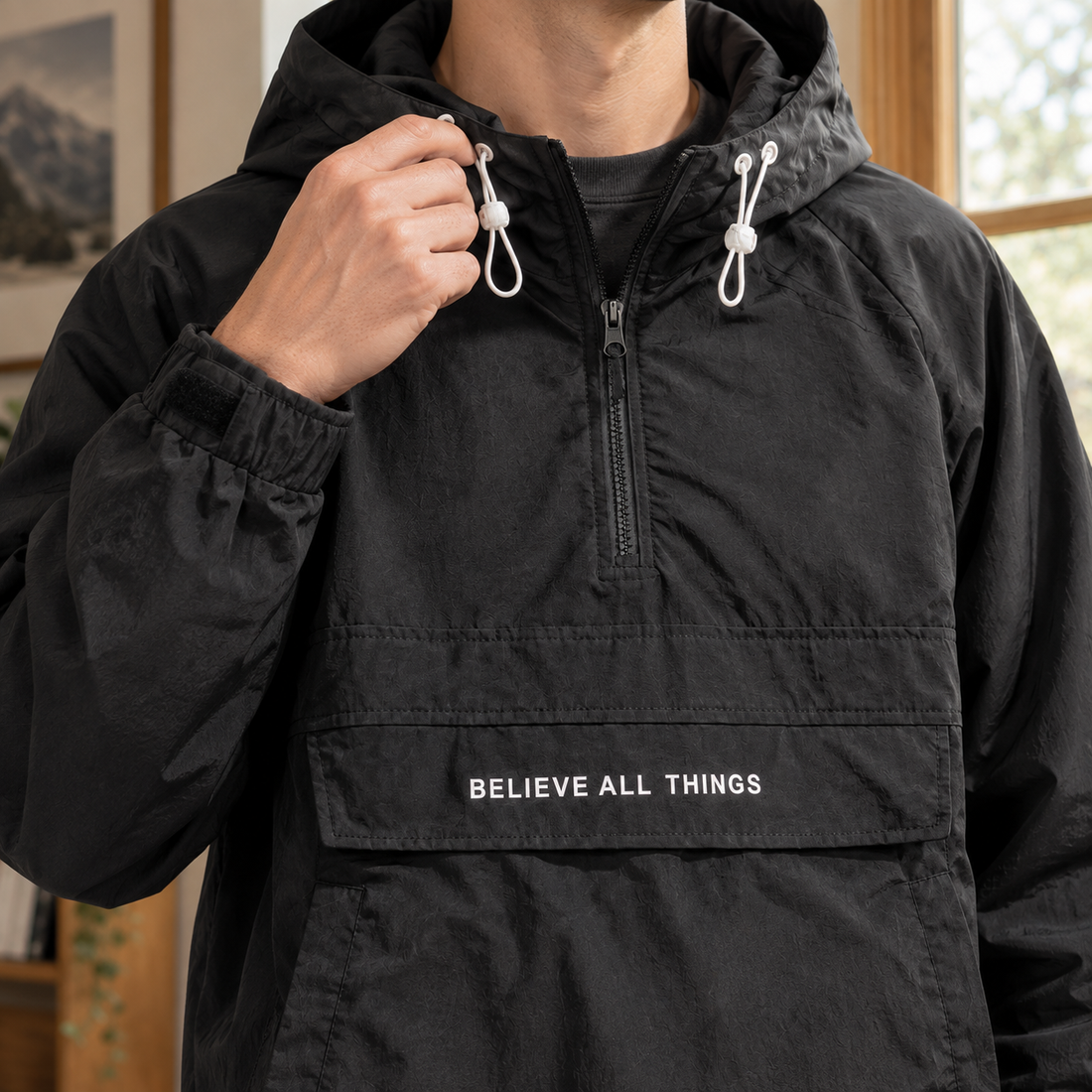 Mathias Anorak Jacket - Lead Product Detail