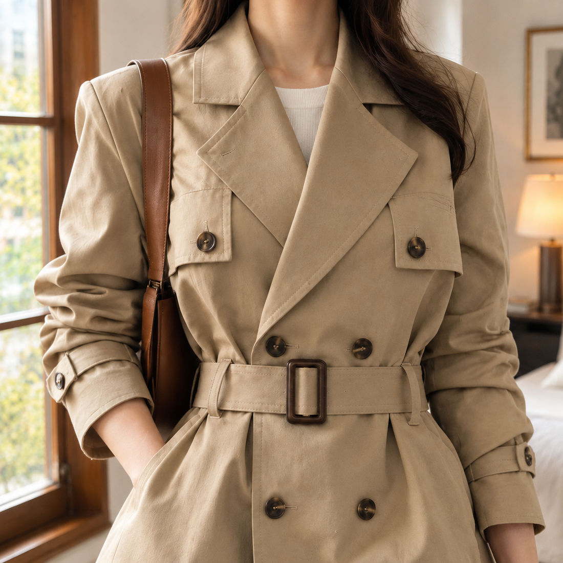 Jocasta Belted Jacket - Lead Product Detail