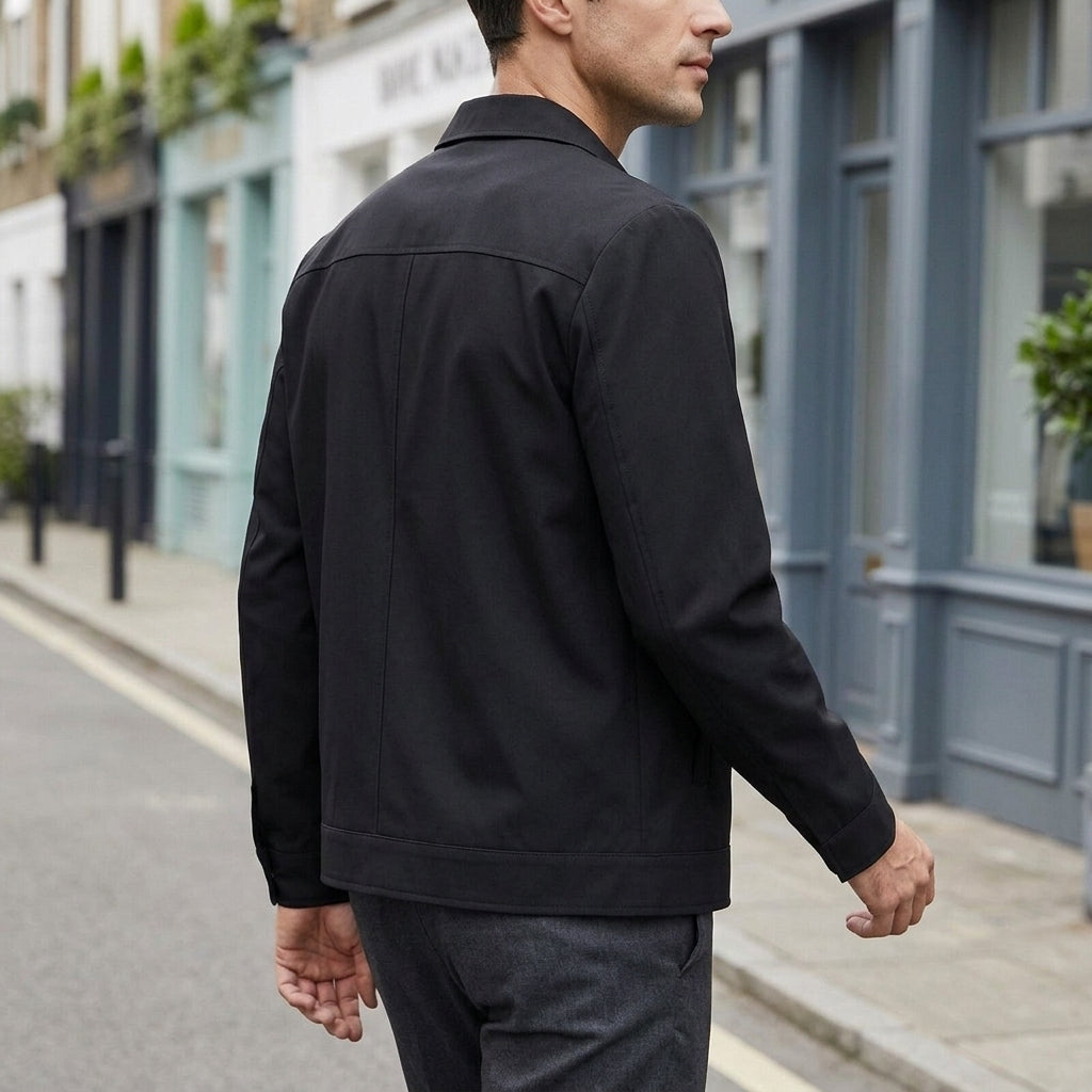 Conrad Zip Jacket - Lead Alternate View