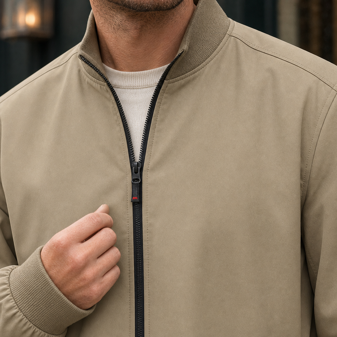 Adam Stand Collar Jacket - Lead Product Detail