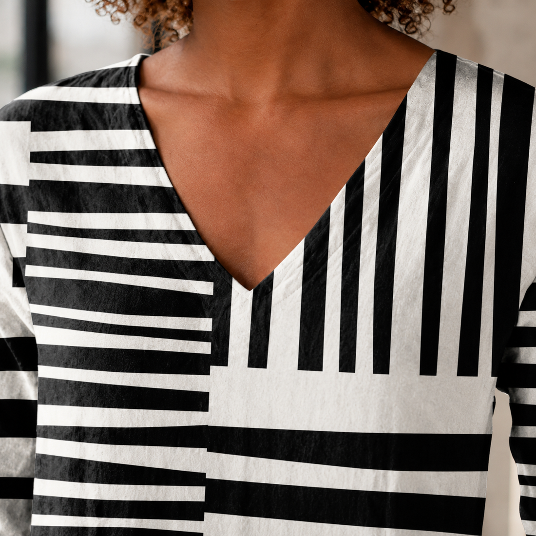 Willa-Lane V Neck Blouse - Lead Product Detail
