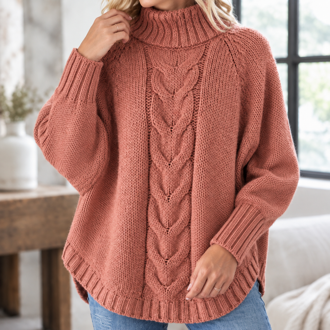 Faith Cable Sweater - Lead Product Detail