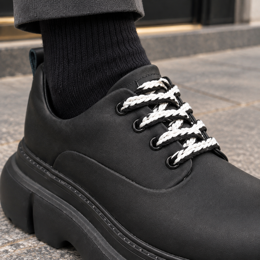 Modena Platform Derbies - Lead Product Detail