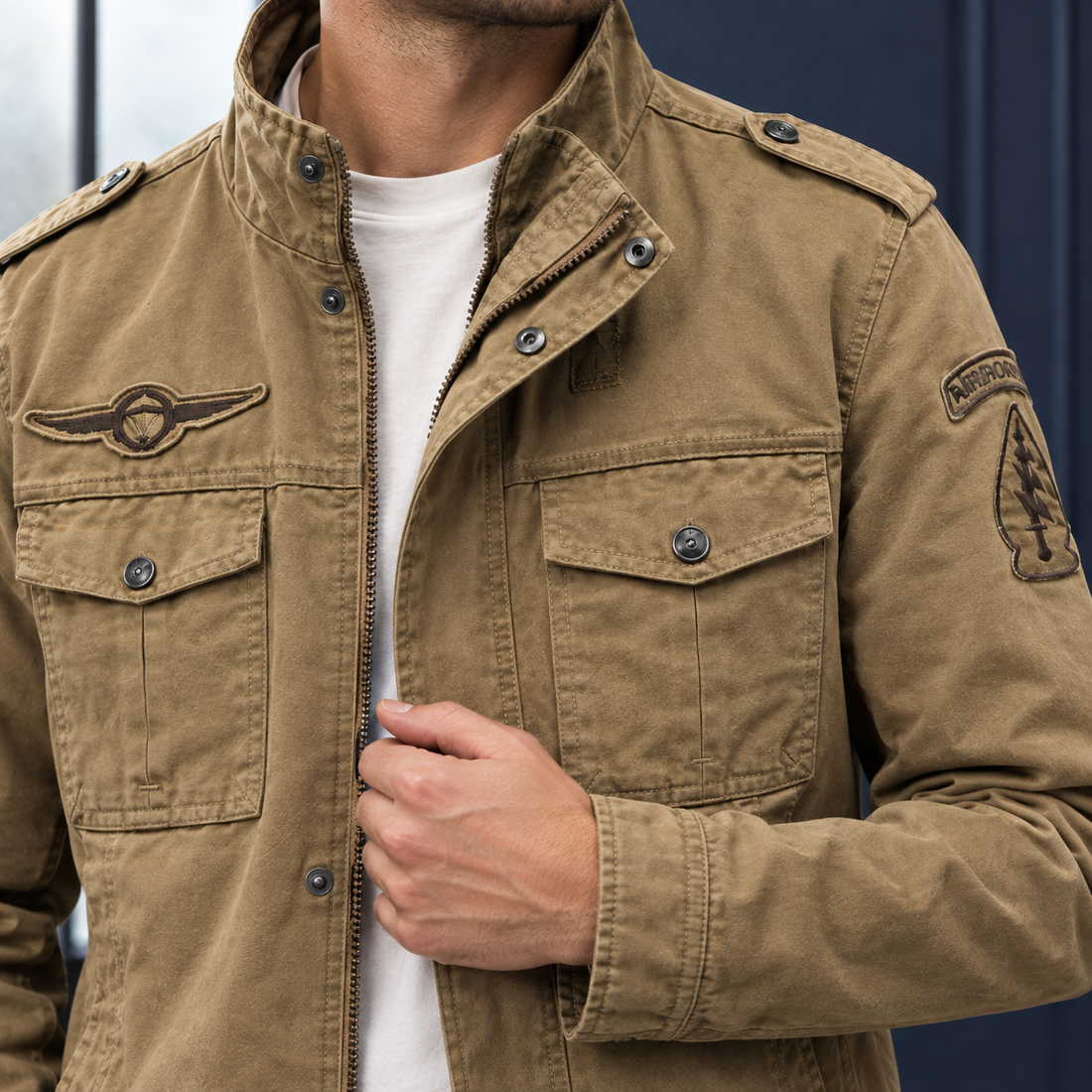 Raoul Utility Jacket - Lead Product Detail