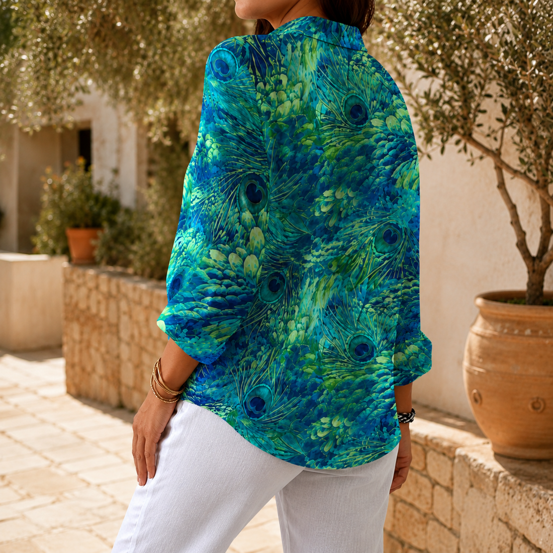 Freya Peacock Blouse - Lead Alternate View