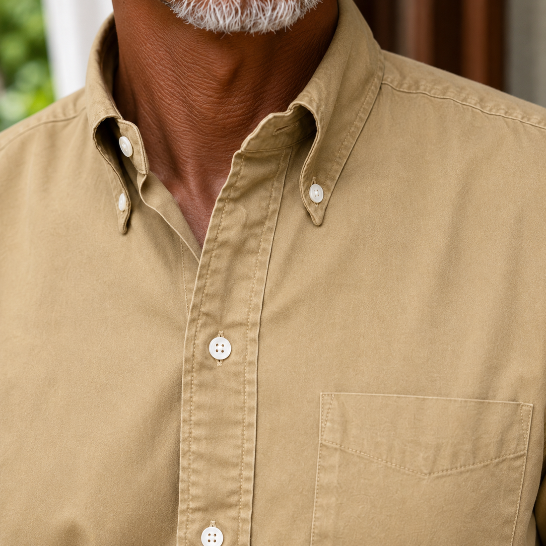 Alden Button Down Shirt - Lead Product Detail