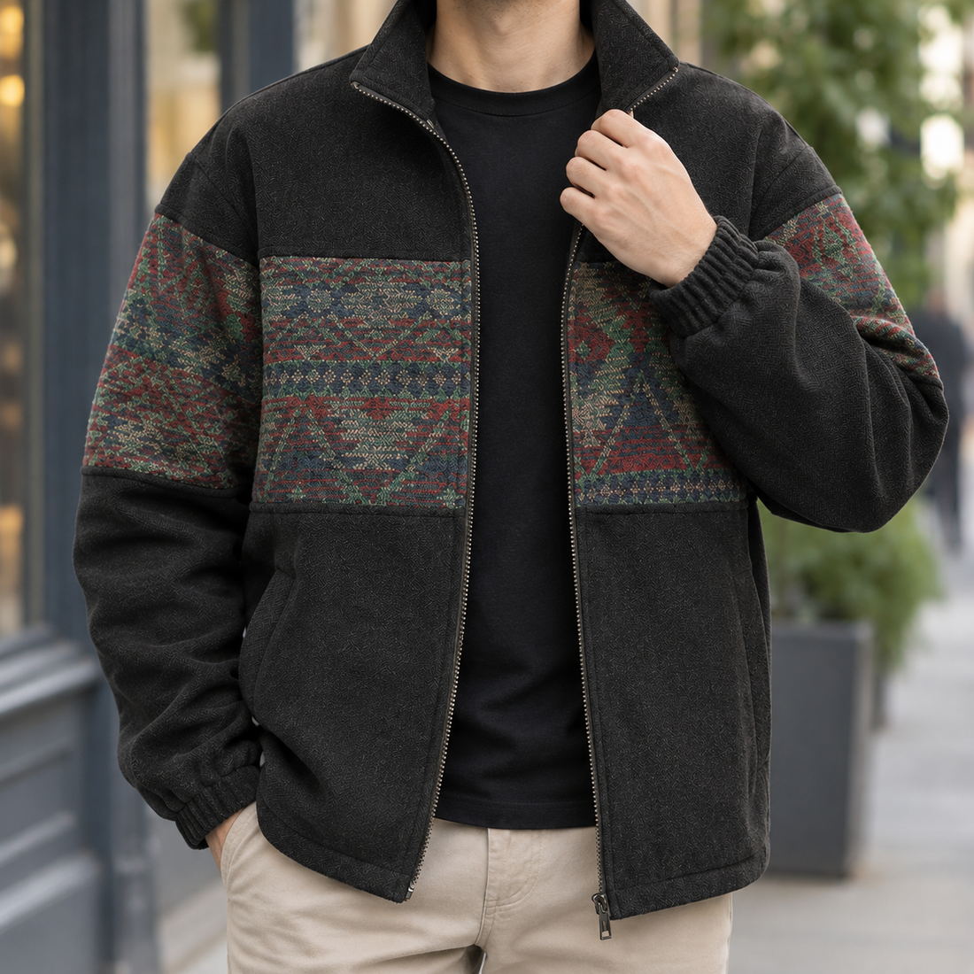 Cornelius Patterned Jacket - Lead Product Detail