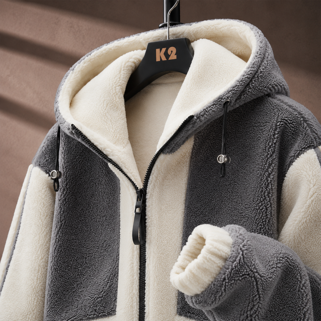 Idris Hooded Jacket - Lead Product Detail