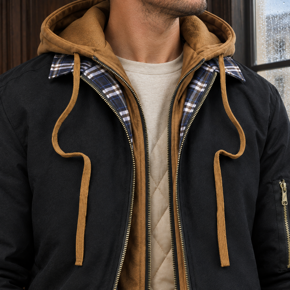 Wilfred Layered Jacket - Lead Product Detail