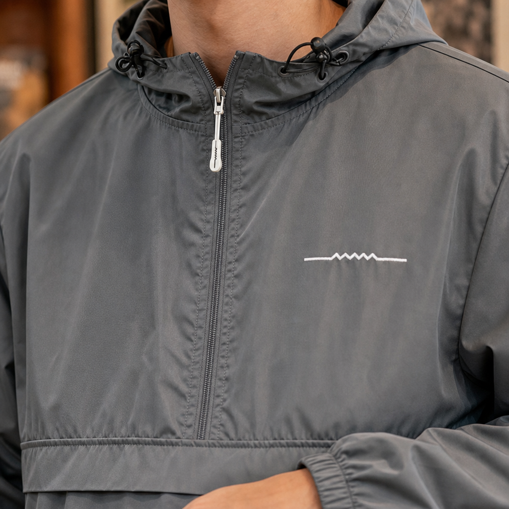 Erasmus Hooded Jacket - Lead Product Detail