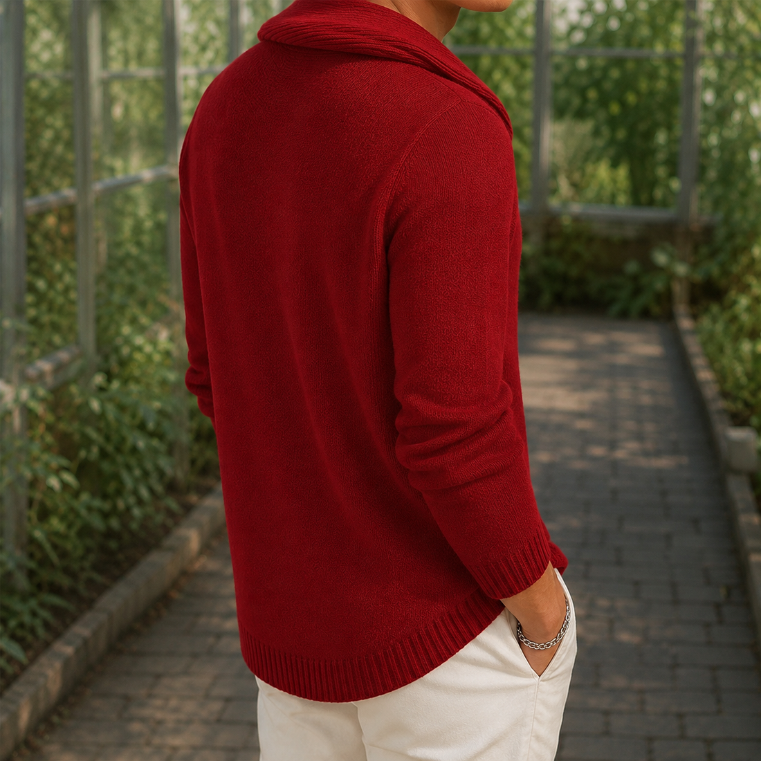 Stellan Cowl Sweater - Lead Alternate View