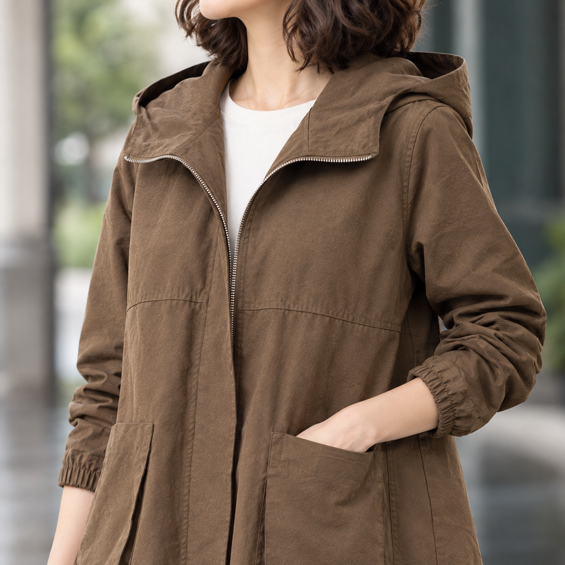 Paloma-Rose Hooded Coat - Lead Product Detail
