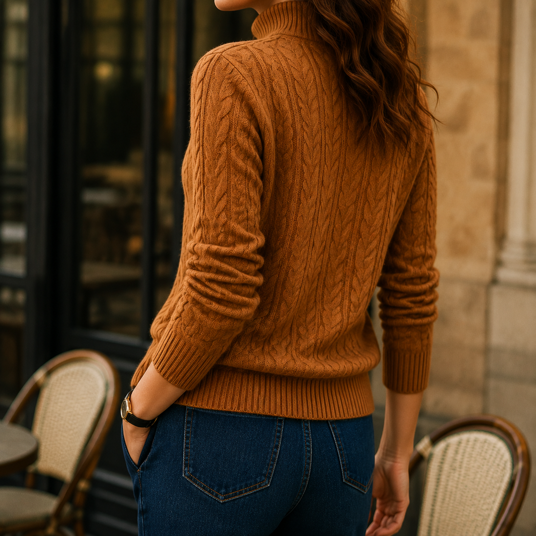 Nerissa-Claire Cashmere Sweater - Lead Alternate View