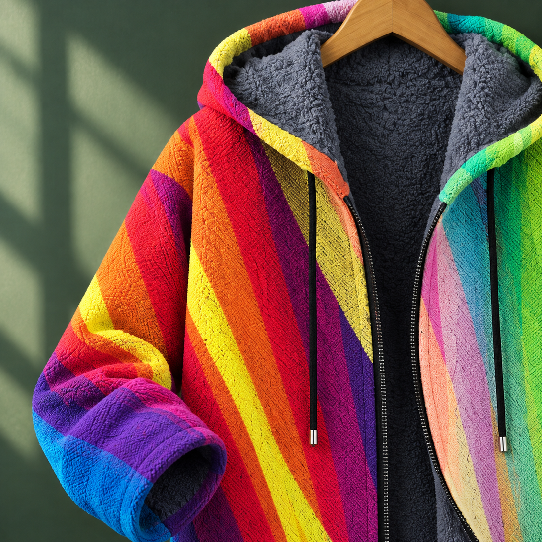 Matthias Hooded Sweater - Lead Product Detail