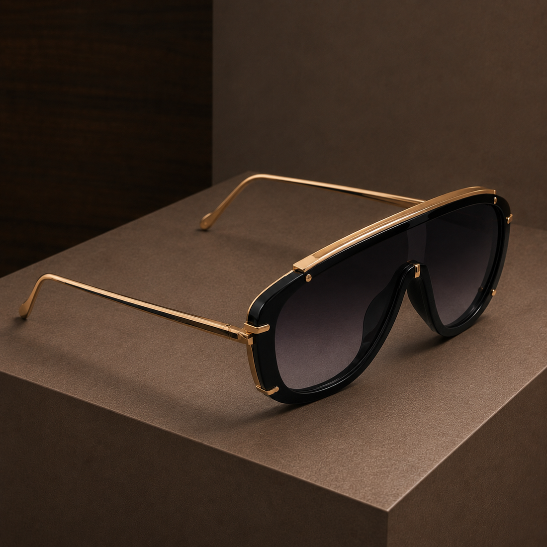Antonia Sculpted Sunglasses - Lead Alternate View